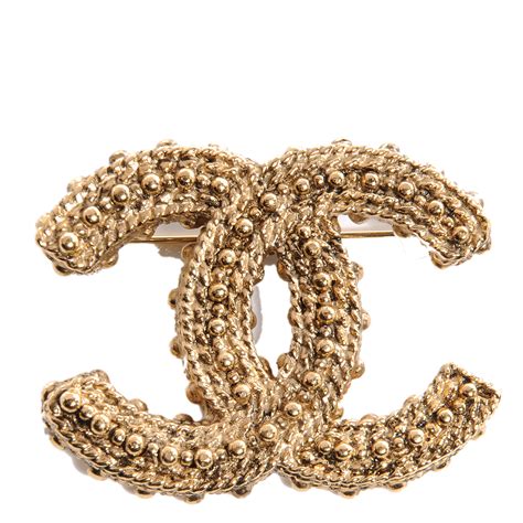 chanel brosche gold|chanel costume jewelry.